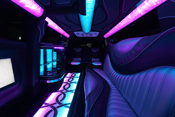 Luxury party buses with CD player