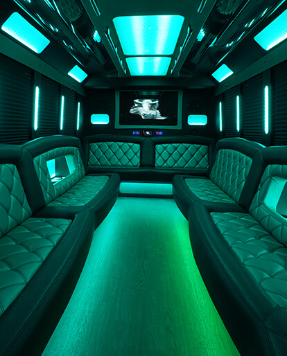 25 passenger limo bus